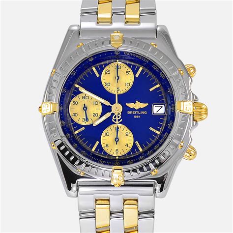 breitling windrider chronomat gold stahl ref 13050 1|breitling chronomat b13050 manual.